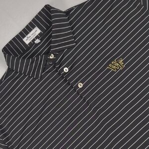 Peter Millar Summer Comfort Wake Forest University Golf Polo Shirt Mens Large